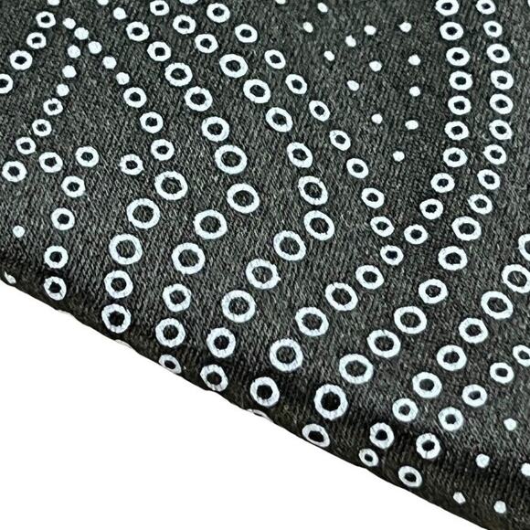 Perry Ellis Portfolio Mens Gray Olive Paisley 100% Silk Hand Made Necktie Tie - Picture 12 of 16